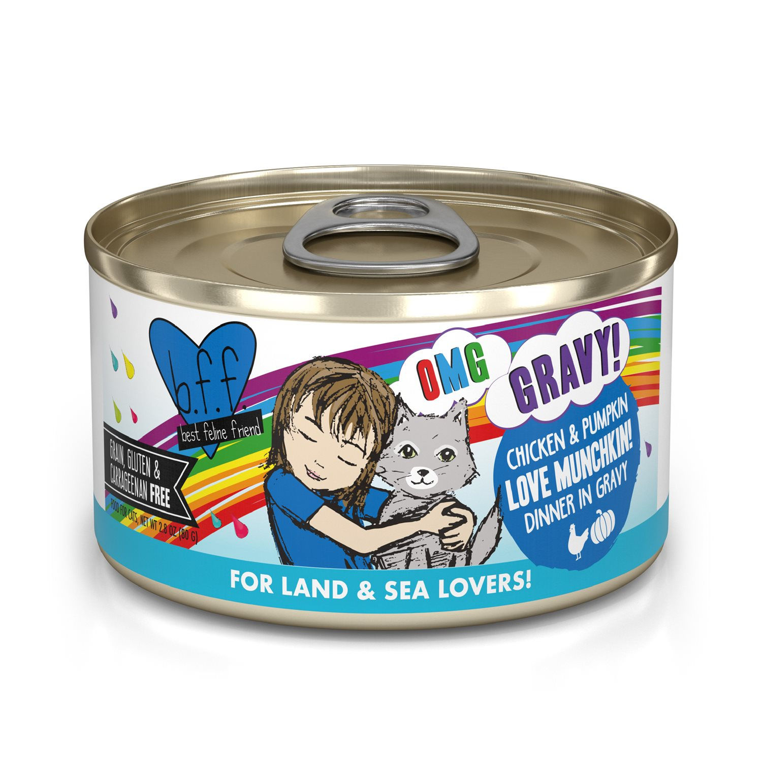 Weruva Cat BFF Chicken & Pumpkin Dinner in Gravy 156g