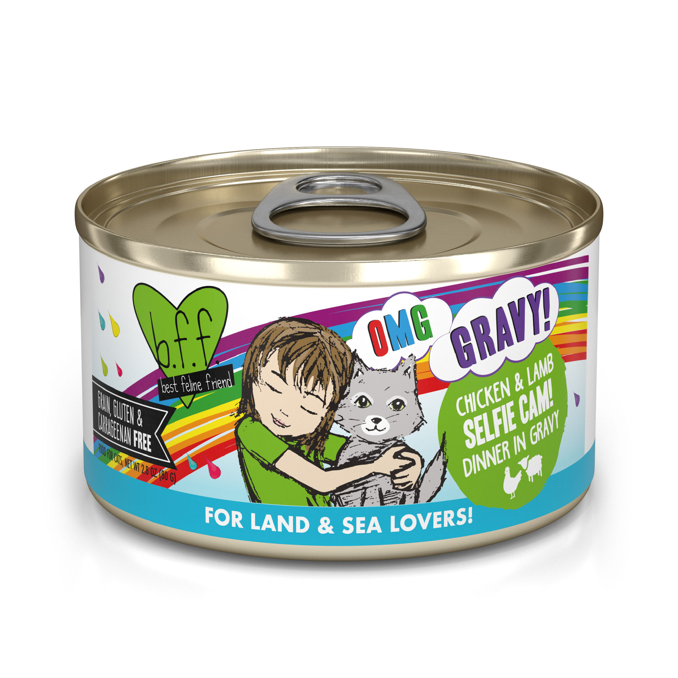 Weruva Cat BFF Chicken & Lamb Dinner in Gravy 156g