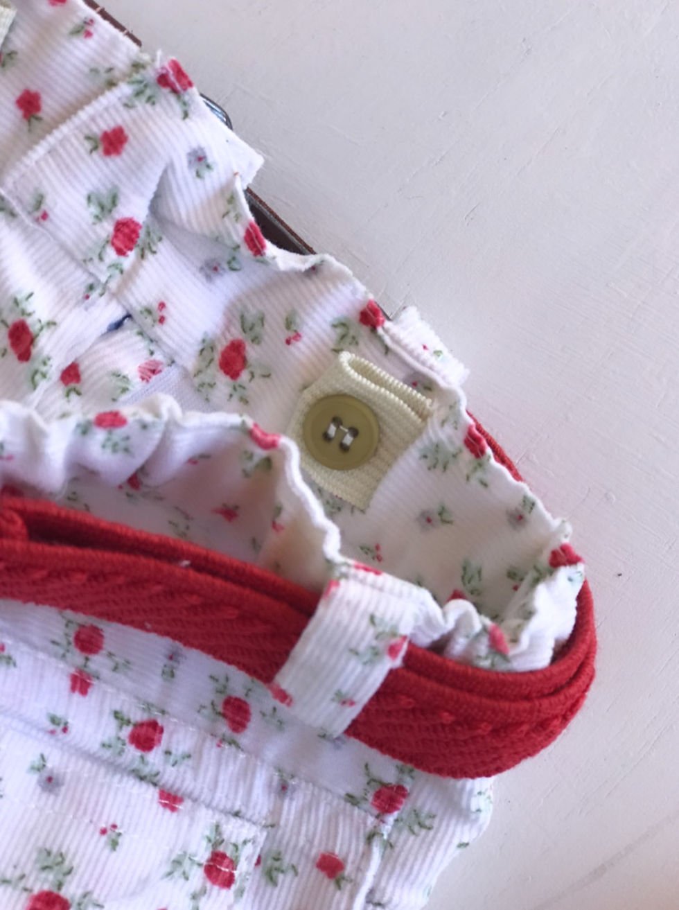 Miniatura: Pantalón Corderoy Forrado Liberty Rojo