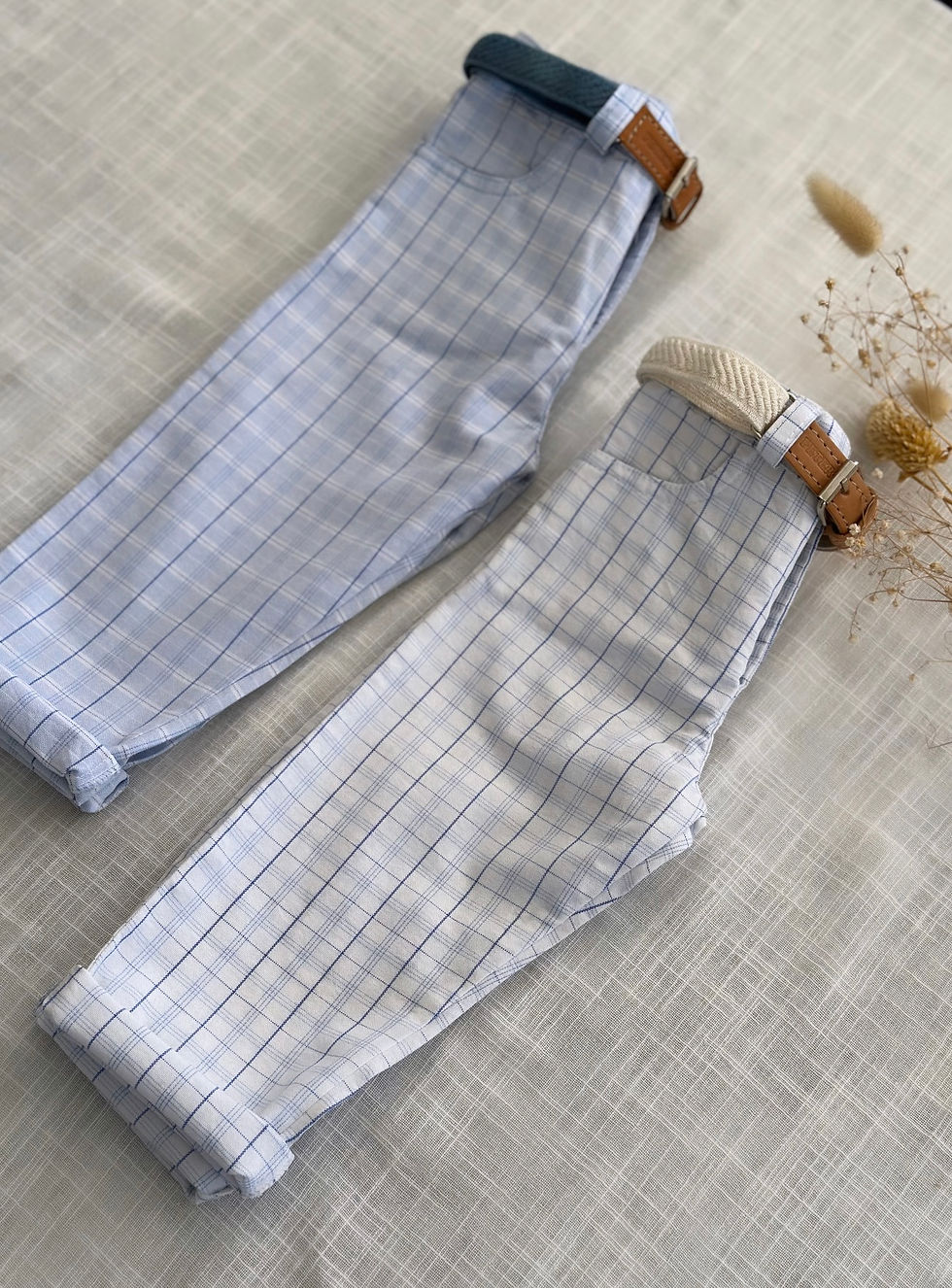 Miniatura: Pantalón Oxford Celeste
