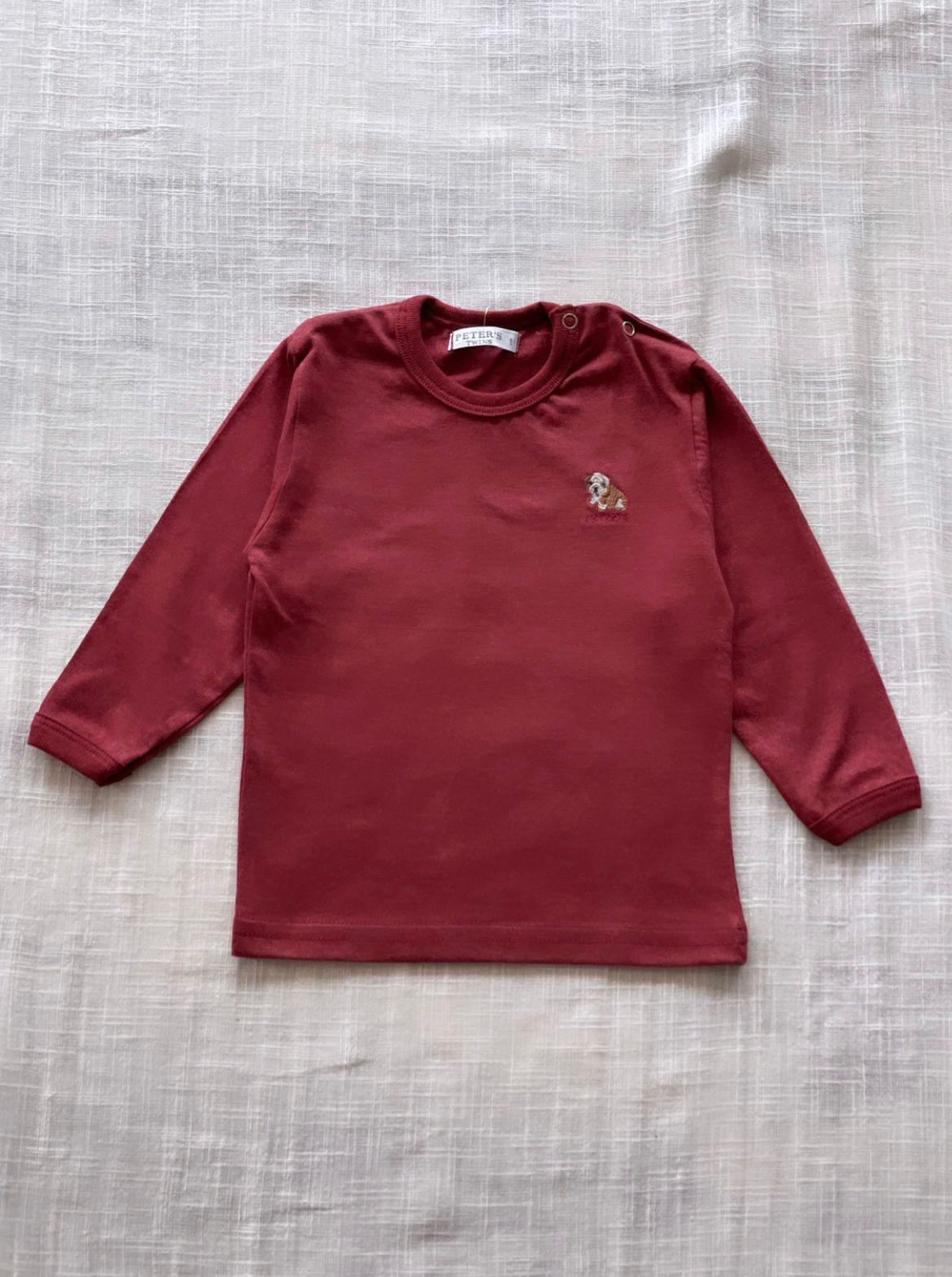 Remera Bulldog Bordo