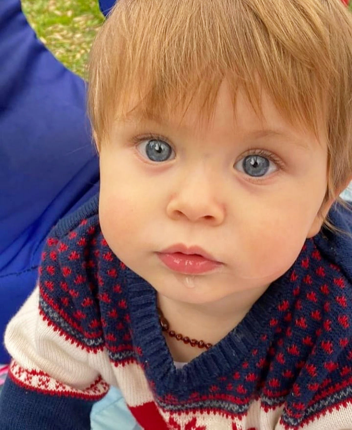 Sweater Ciervos Azul