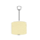 Thumbnail: flanders cream natural linen drum ceiling lampshade