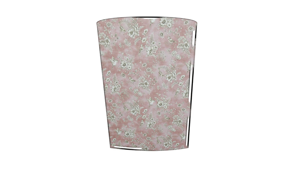 iliv toile finch rose pink waste paper bin