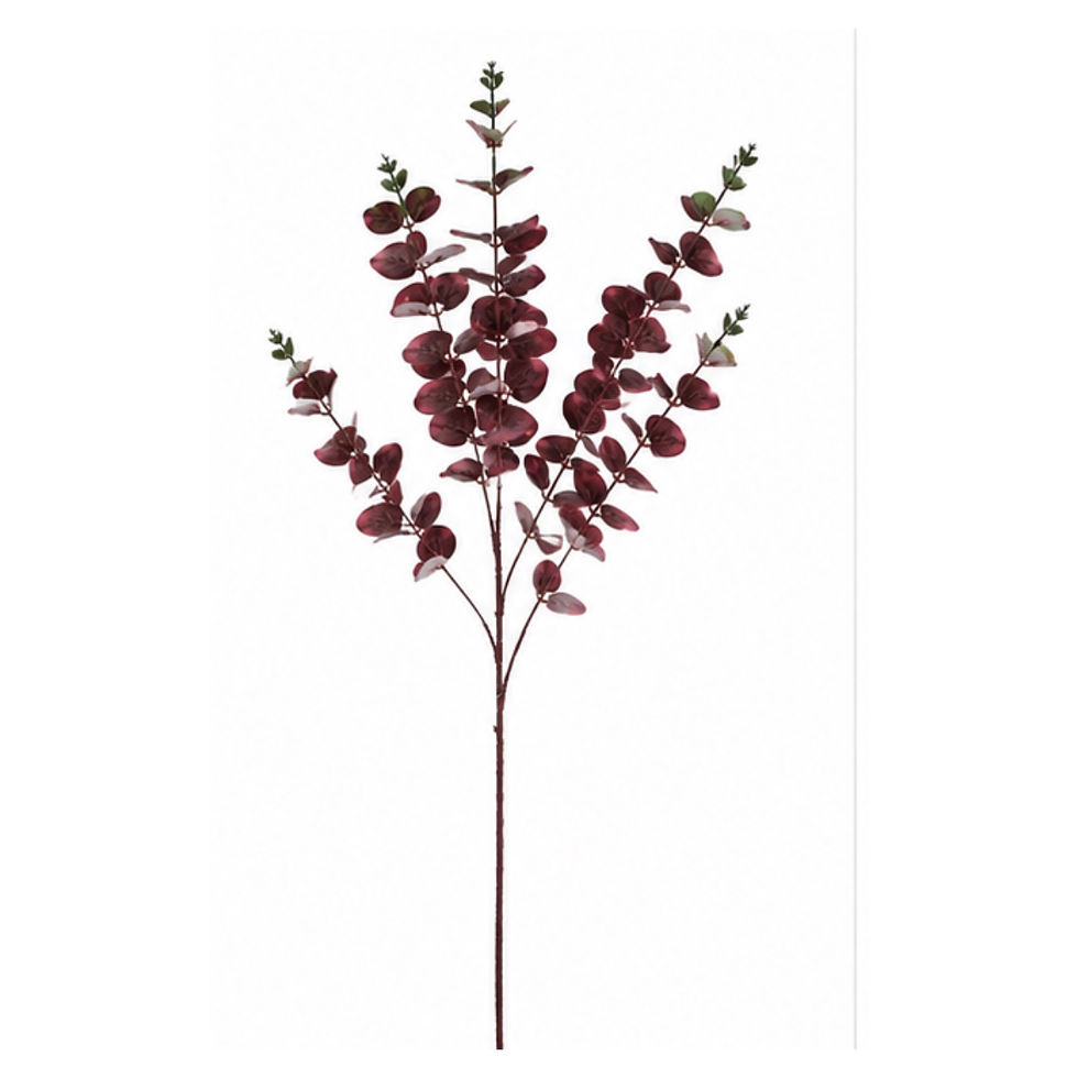 Thumbnail: 100cm Artificial Eucalyptus Stems | Set of Six | Green or Burgundy