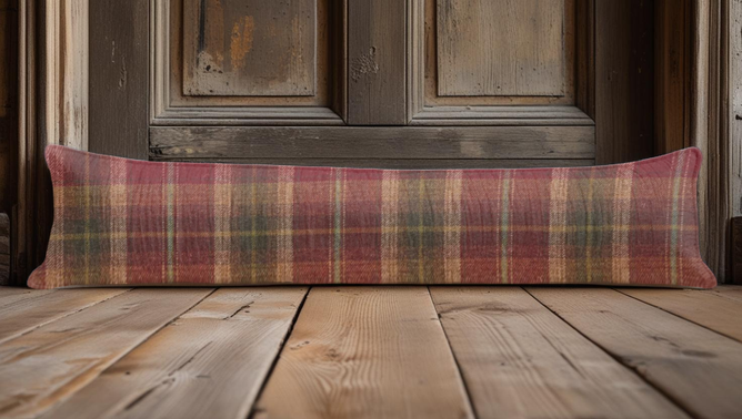 Balmoral Claret Draught Excluder