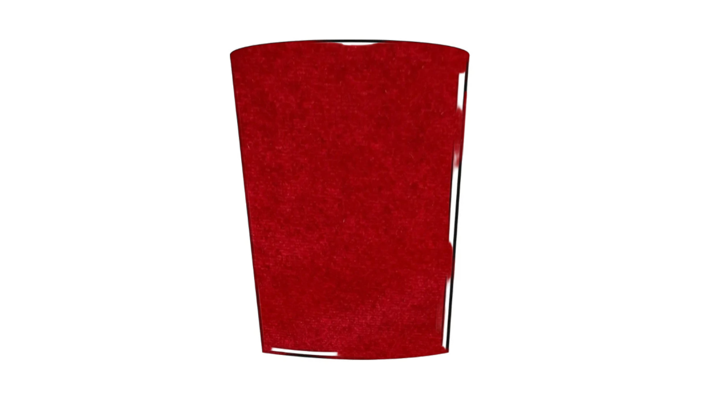 Venetian Velvet ruby red Waste Paper Bin