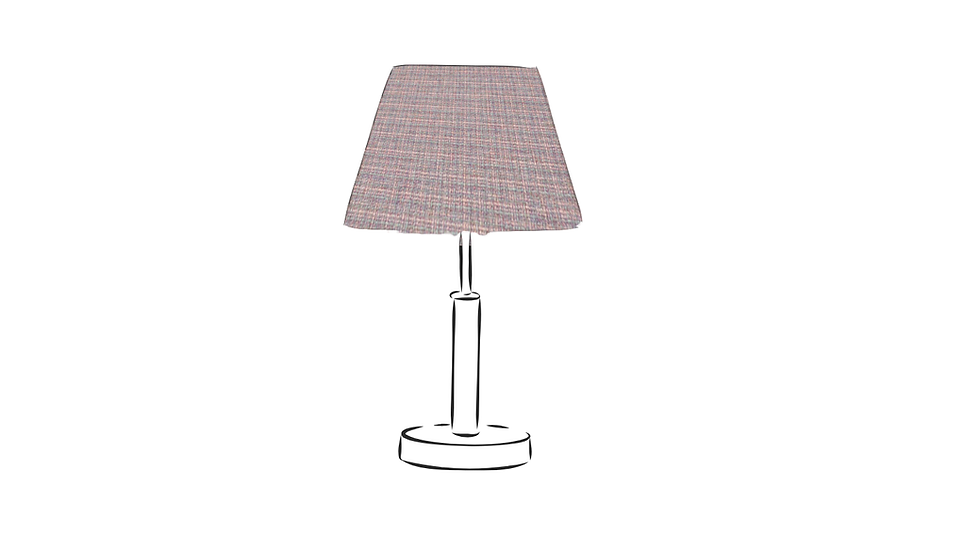 chess Iona bluebell empire table lampshade