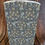 Thumbnail: william morris orchid bluebell waste paper bin with silver trim