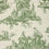 Thumbnail: French Toile sap green lampshades berry grouse