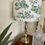 Thumbnail: French Toile sap green lampshades berry grouse