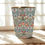 Thumbnail: william morris strawberry thief grey waste paper bin with gold trim