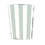 Thumbnail: wrendale green stripe waste paper bin