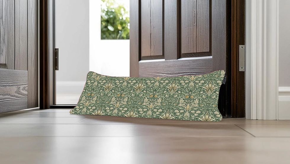 william morris snakeshead forest draught excluder