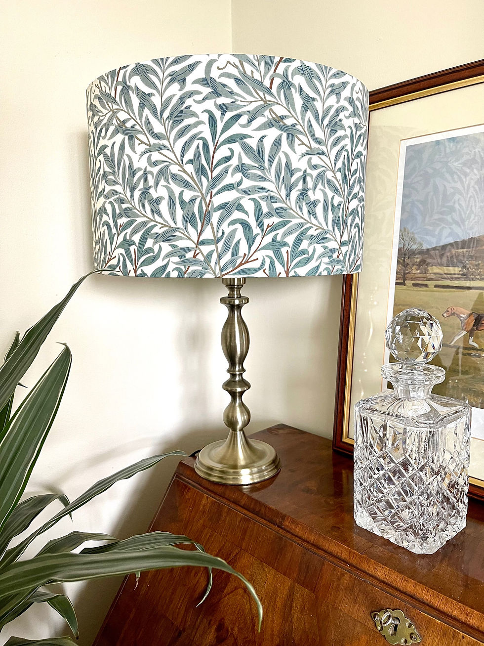 Thumbnail: William Morris Bough in Green lampshade
