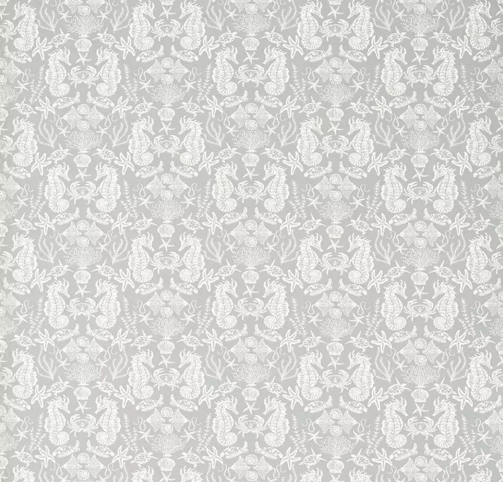 clarke and clarke aquarium smoke lampshades berry grouse
