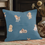 Thumbnail: wrendale dogs in navy scatter cushion