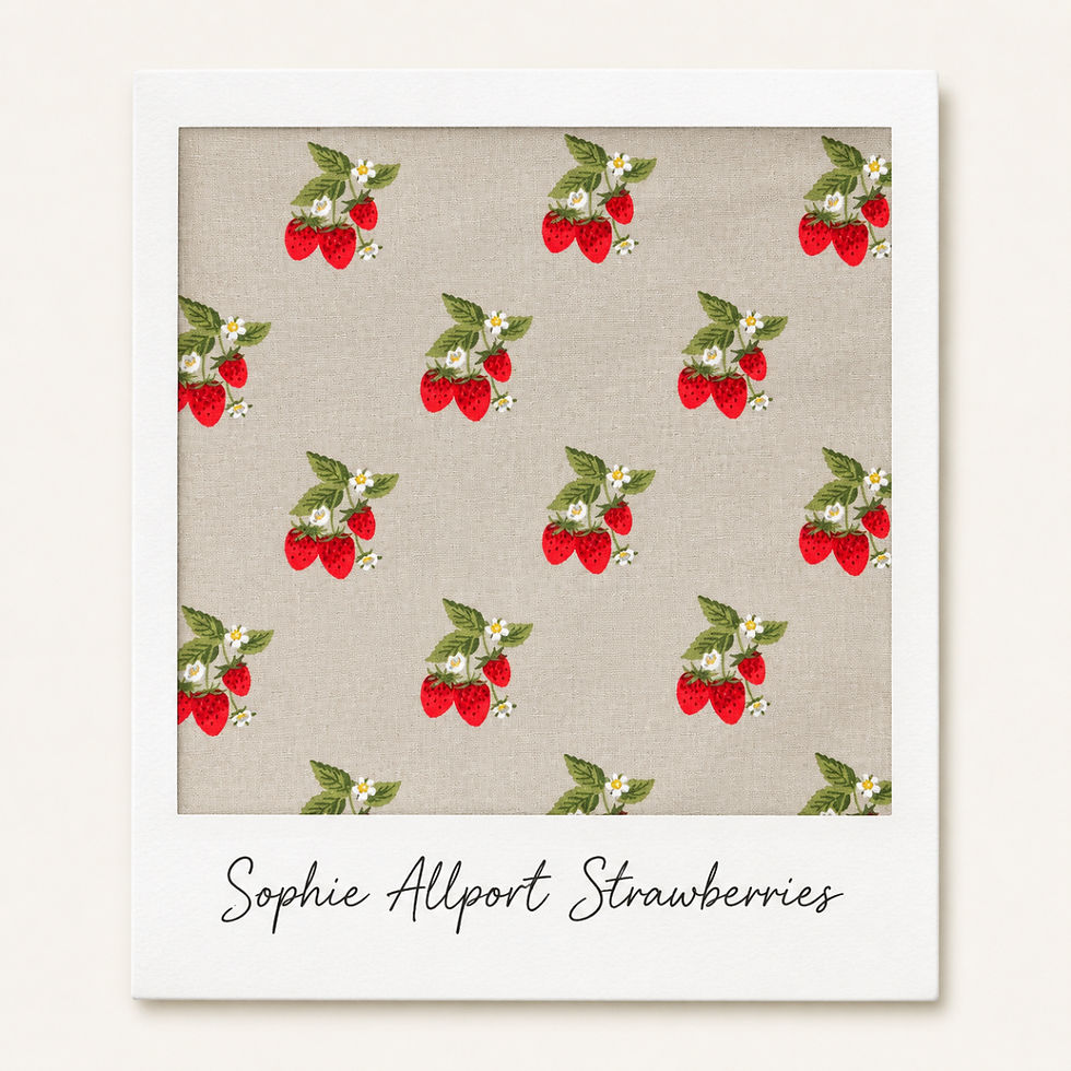 Thumbnail: sophie allport strawberry sage lampshade