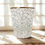 Thumbnail: william morris bough green waste paper bin with gold trim