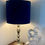 Thumbnail: Venetian Velvet Fabric in Deep Navy Blue Lampshades by Berry & Grouse