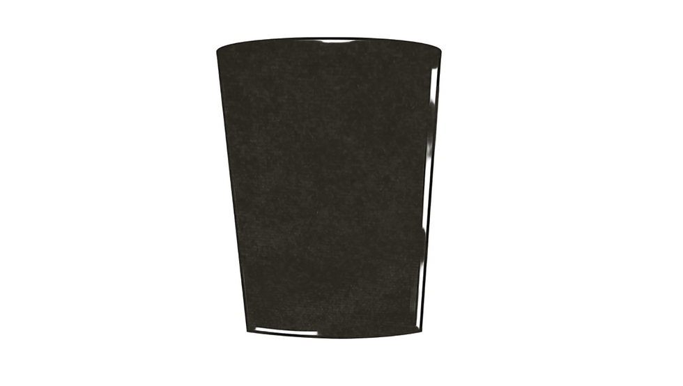 venetian jet black velvet waste paper bin