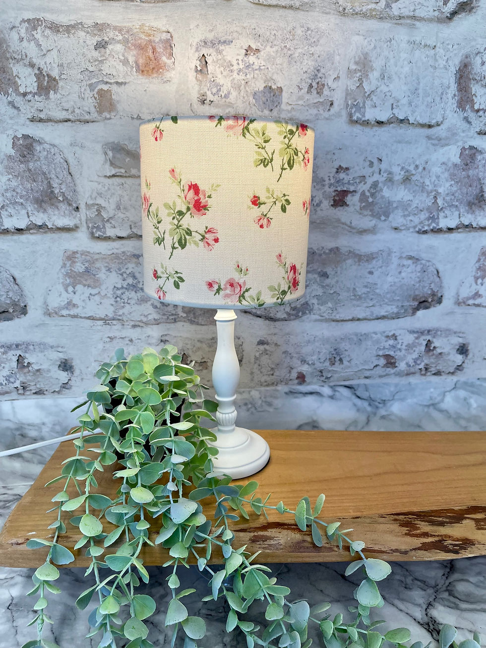 Thumbnail: William Morris Charlotte Rose Lampshade berry and grouse