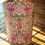Thumbnail: Handmade William Morris Willow Honeysuckle Rose WMP007 Waste Paper Bin
