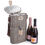 Thumbnail: willow wicker grey wash champagne chiller cooler basket 2 bottle picnic outdoor living countryside carry case insulated