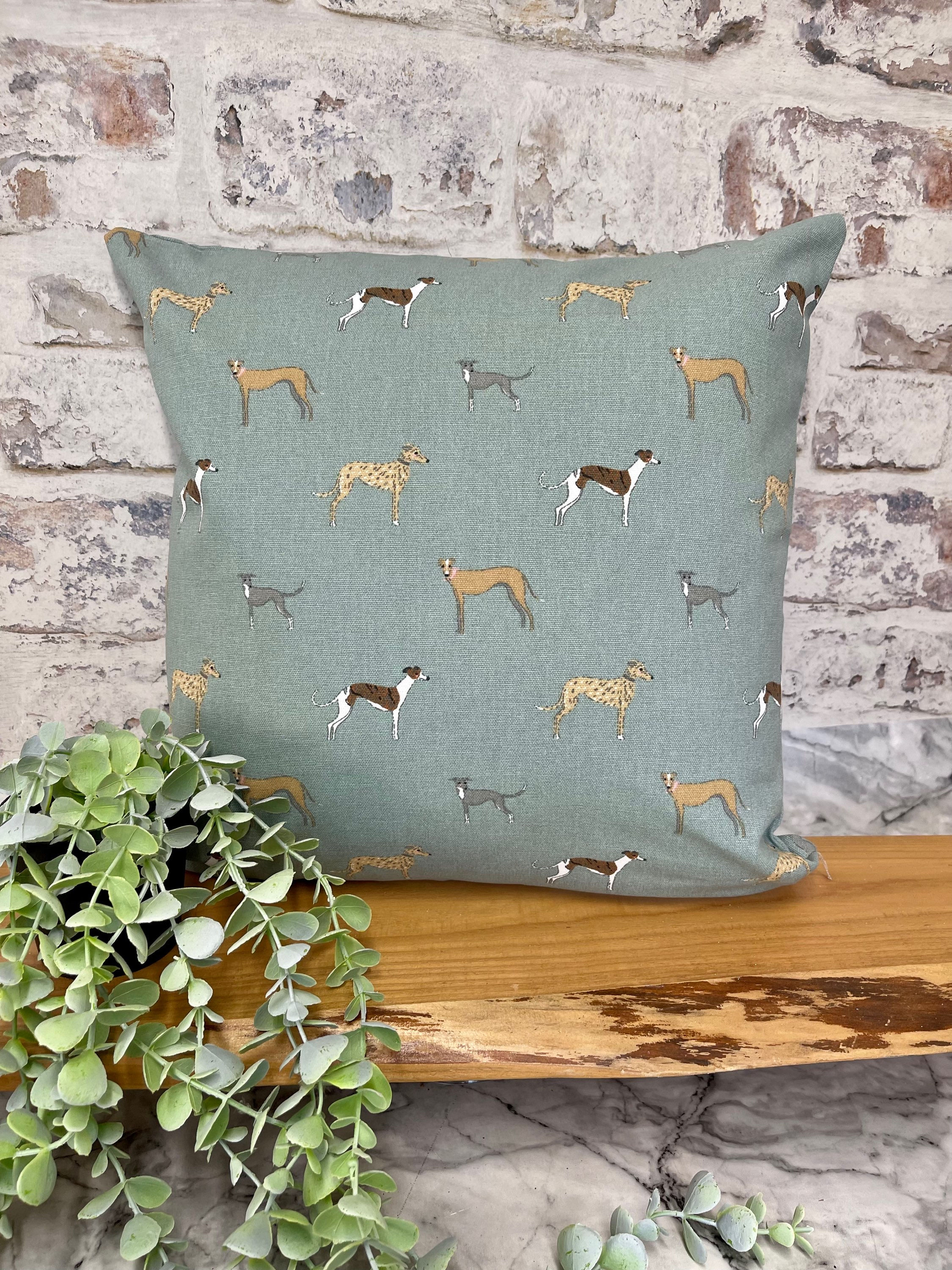 sophie allport speedy dogs scatter cushion case only berry grouse clearanc