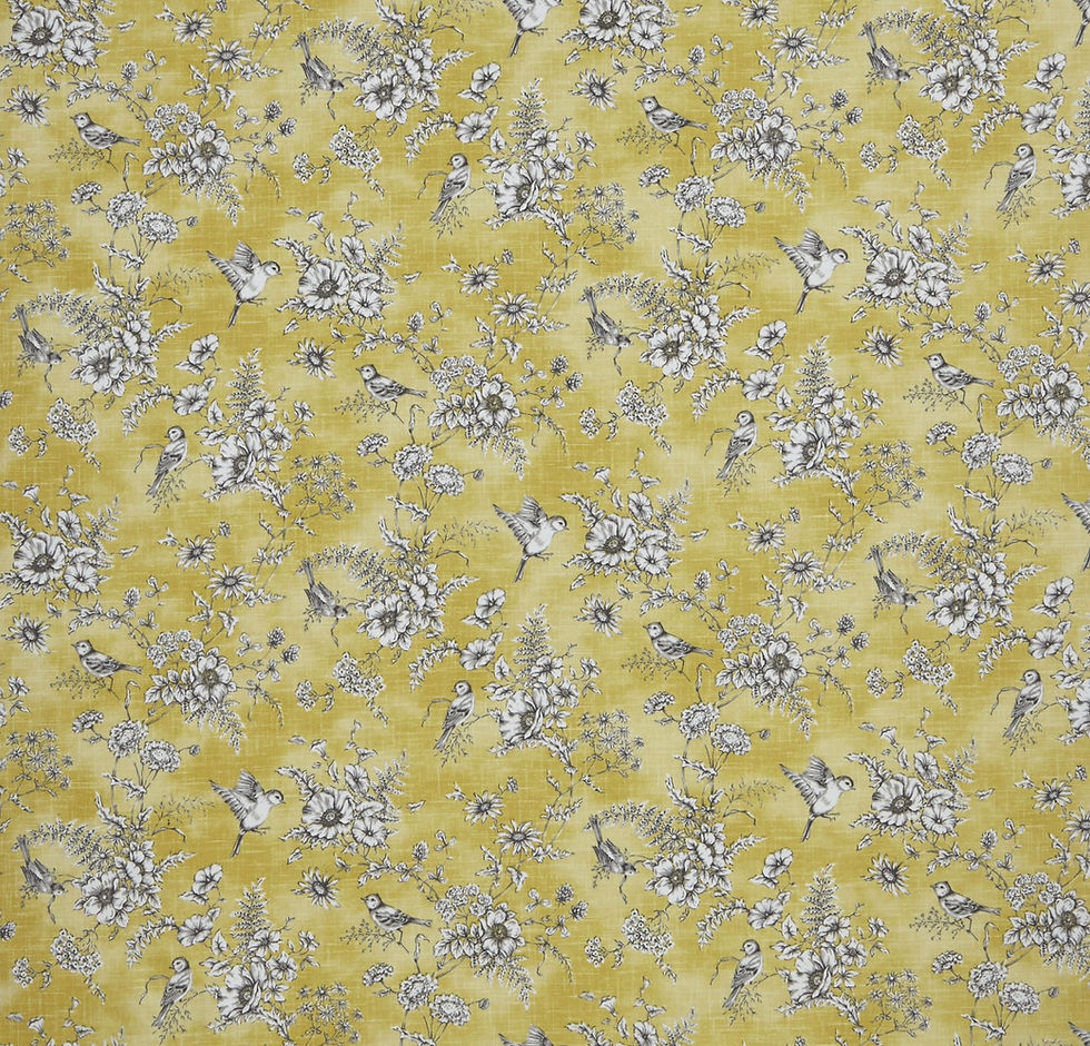 iliv toile finch buttercup scatter cushion  16" 18" 20" synthetic and natural fillings eco recycled handmade UK zip square