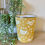 Thumbnail: Fryetts scandi narvik birds ochre waste paper bins by berry and grouse office trash can gold silver copper trim decor