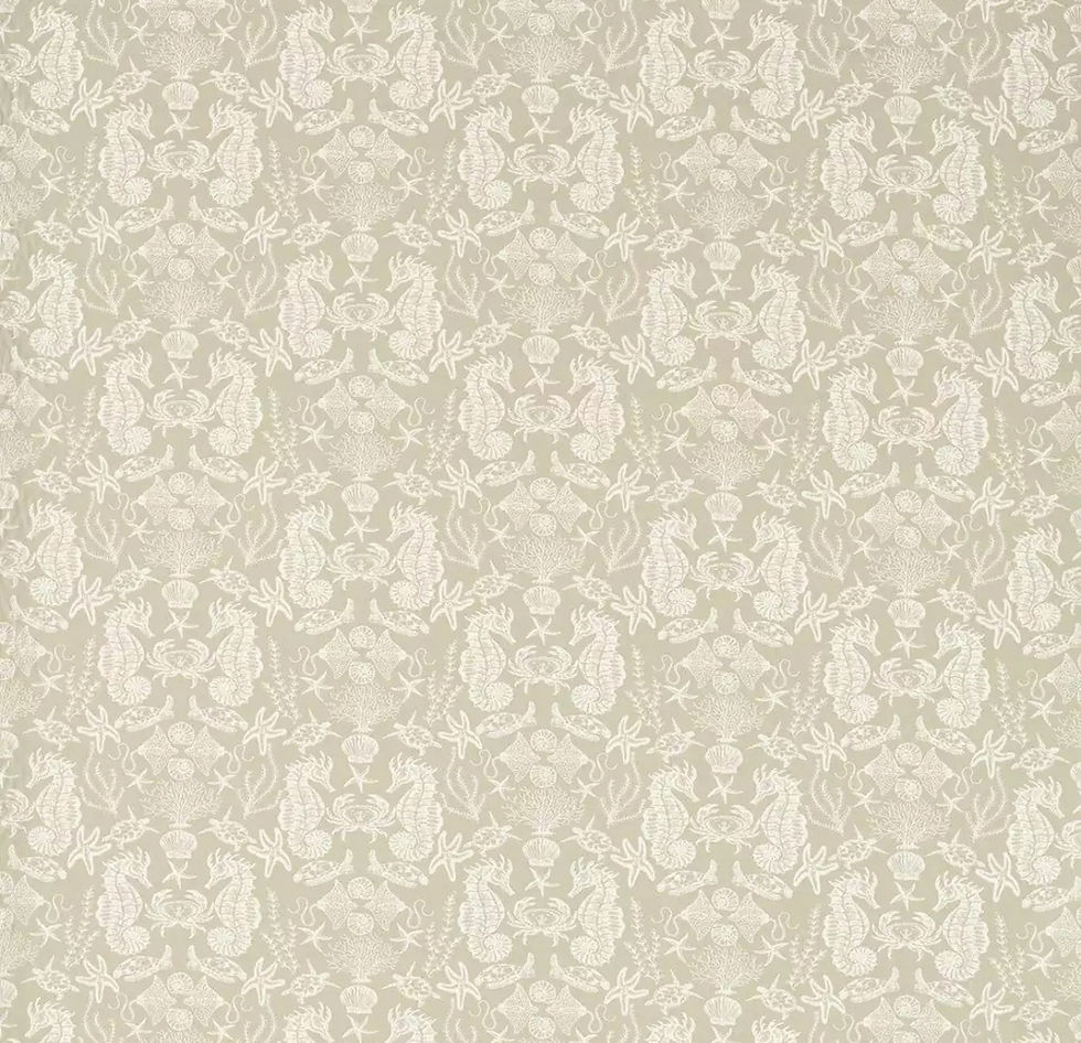 clarke and clarke aquarium natural lampshades berry grouse