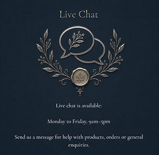 Live chat is available:
Monday to Friday, 9am–5pm
Send us a message for help with products, orders or general enquiries.