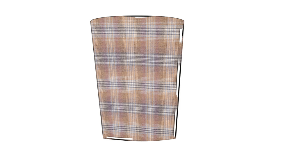 balmoral heather highland wool waste paper bin