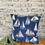 Thumbnail: Fryetts Ocean Yachts in Navy fabric scatter cushion berry grouse