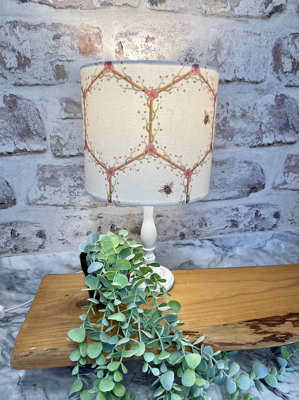Thumbnail: angel strawbridge honeycomb small table lampshade