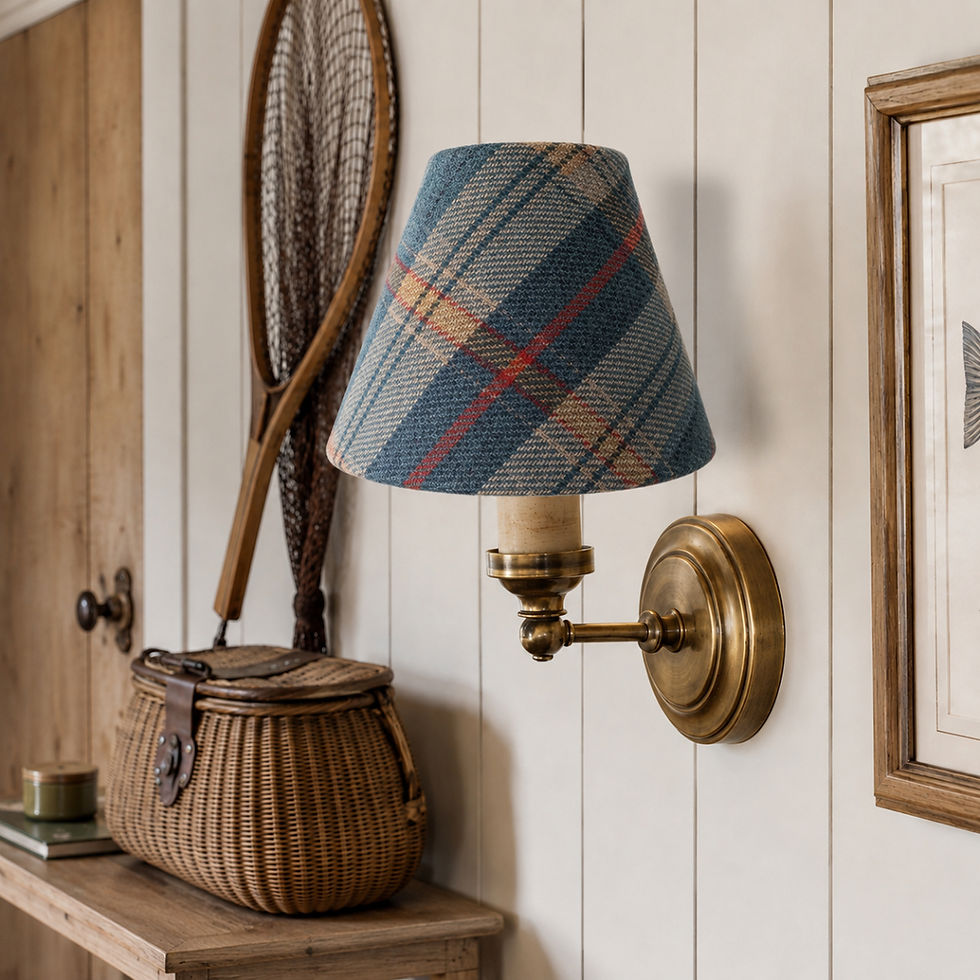 Thumbnail: Chess Balmoral Concorde Lampshade | Estate Outlet candle clip lampshade