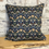 Thumbnail: William Morris strawberry thief mini in navy scatter cushion case 12" 13" 14" 15" 16" 17" 18" 19" 20" 21" 22" case only piped