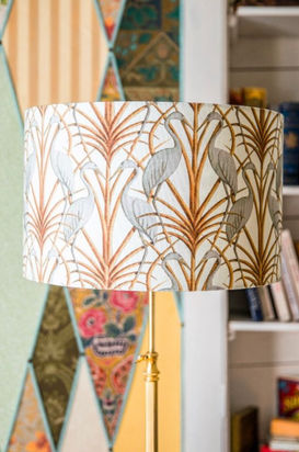 Angel Strawbridge Heron in Cream Lampshade