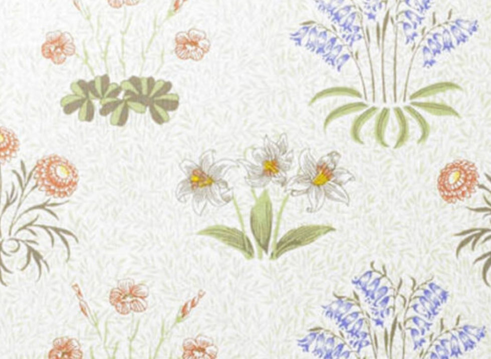 william morris lily floral lampshades by berry grouse