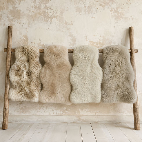 Sheep Fleece - Ivory brown tip, beige light tip, light oyster, oyster.png