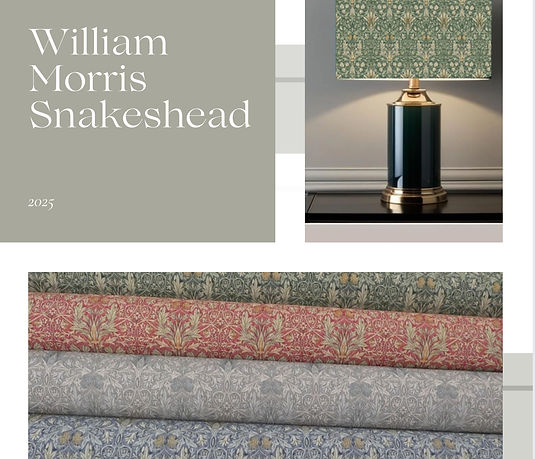 William Morris Snakeshead Product Brochure - Berry & Grouse Products