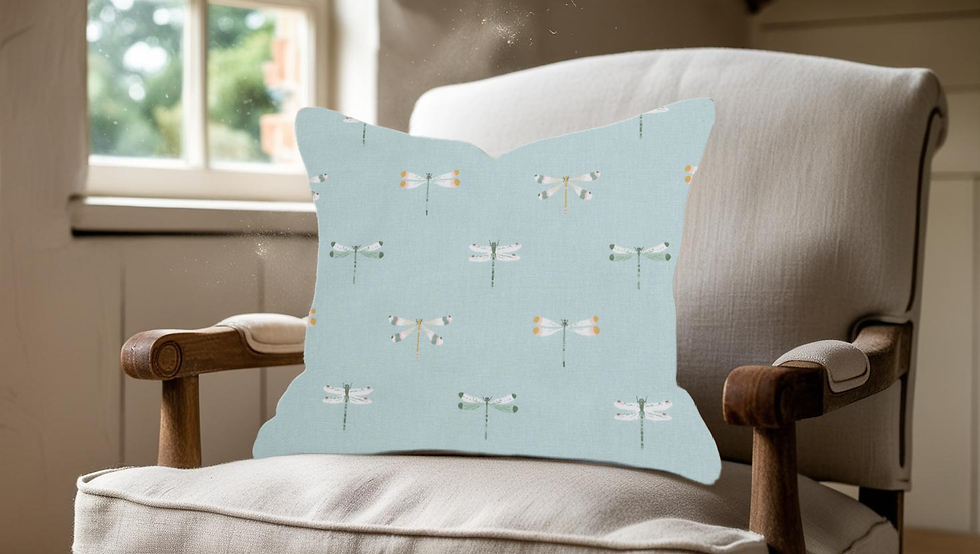 sophie allport watercolour dragonfly fabric