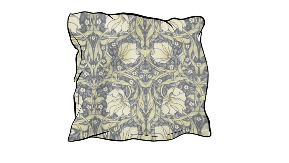 SALE 18” William Morris Pimpernel in Blue/Cream Scatter Cushion