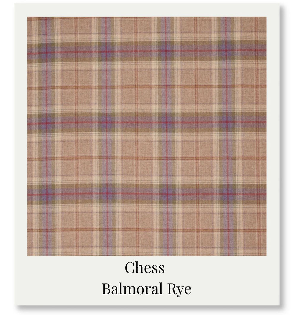 Thumbnail: Chess Balmoral Rye House Fabric Registry N1016