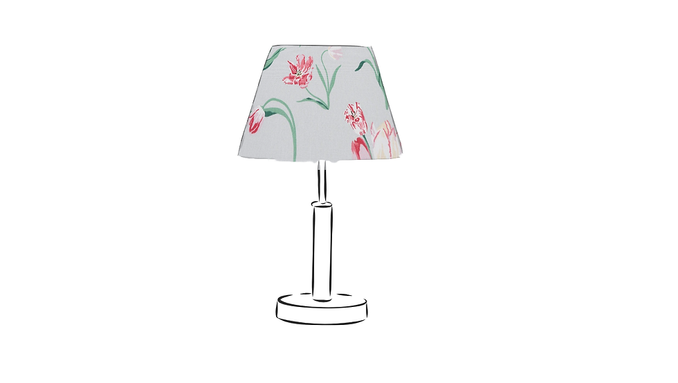 sophie allport tulips empire table lampshade