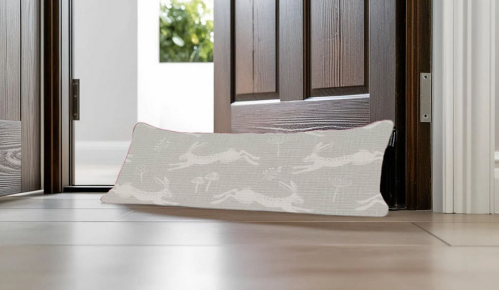 fryetts jump hares silver grey door draught excluder