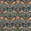 Thumbnail: William Morris Strawberry Thief Ebony mini print lampshades