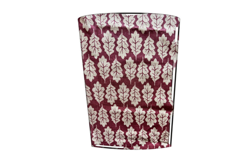 oak leaf iliv fabric waste paper bin