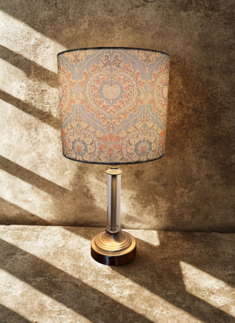 Thumbnail: Handmade William Morris Eden in Azure WMP002 Lampshades
